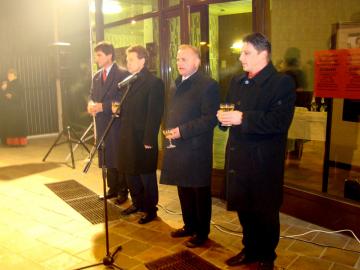 Silvestrovská zábava a privítanie nového roka 2008 Silvestrovská zábava a privítanie nového roka 2008