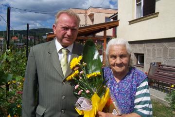 Jubilanti 25.8.2008 - Mária Karaková Jubilanti 25.8.2008 - Mária Karaková